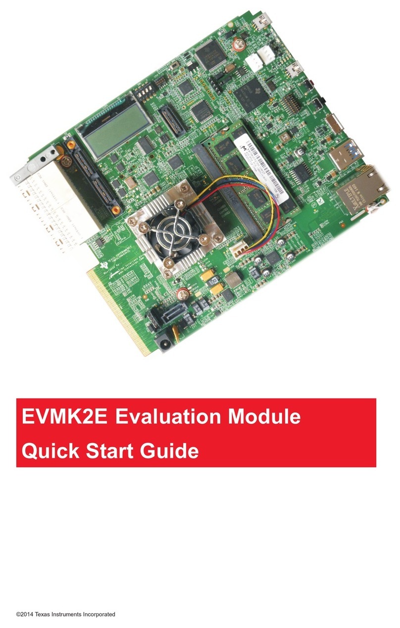 Texas Instruments EVMK2E quick start guide