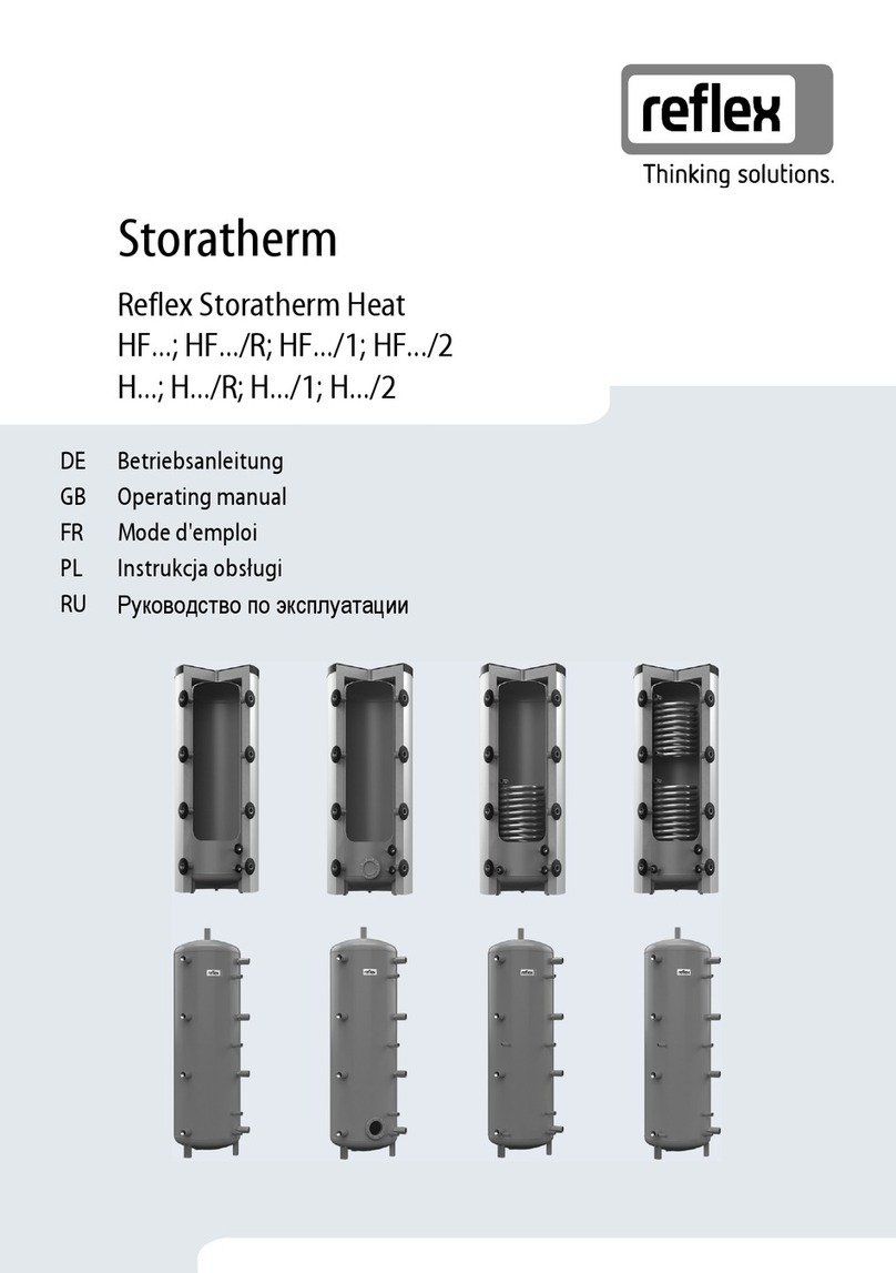 Reflex Storatherm HF Series User manual