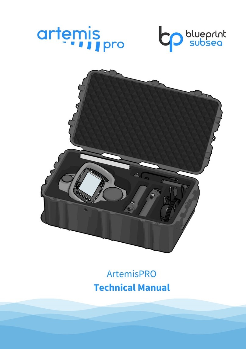 Blueprint Subsea ArtemisPRO Technical manual