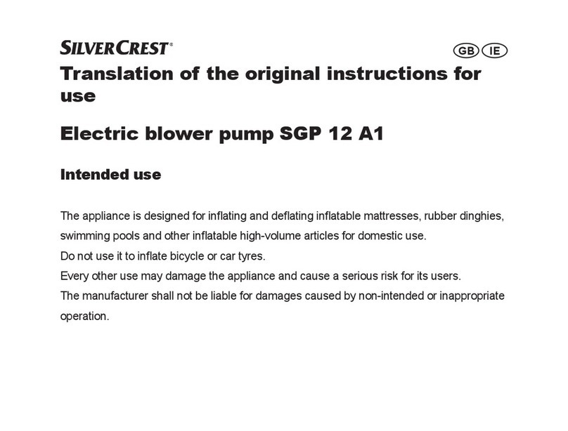 Silvercrest SGP 12 A1 Translation of the original instructions for use