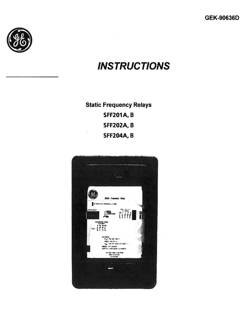 GE SFF201A User manual