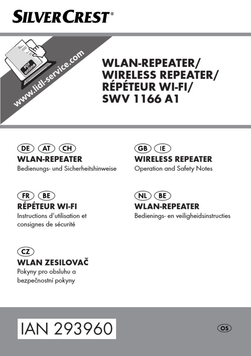 Silvercrest SWV 1166 A1 Operation and safety notes