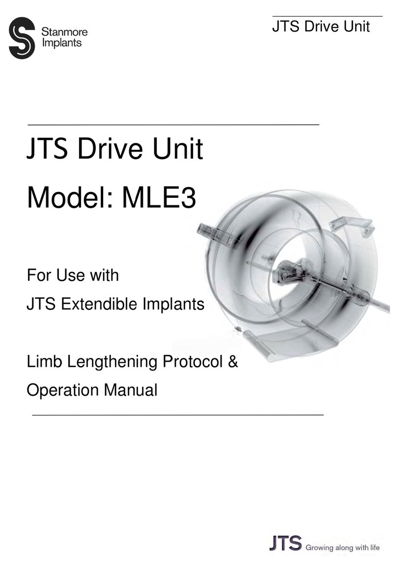 STANMORE IMPLANTS JTS MLE3 Operation manual