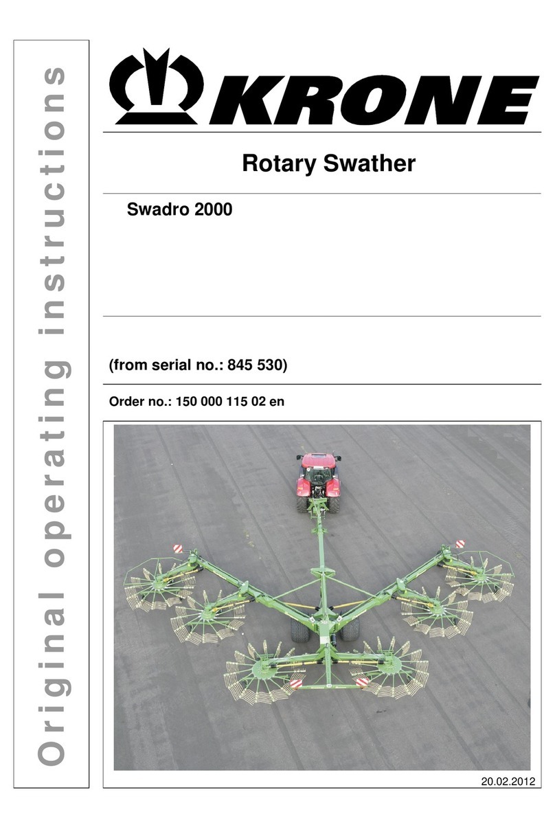 Krone Swadro 2000 Original operating instructions