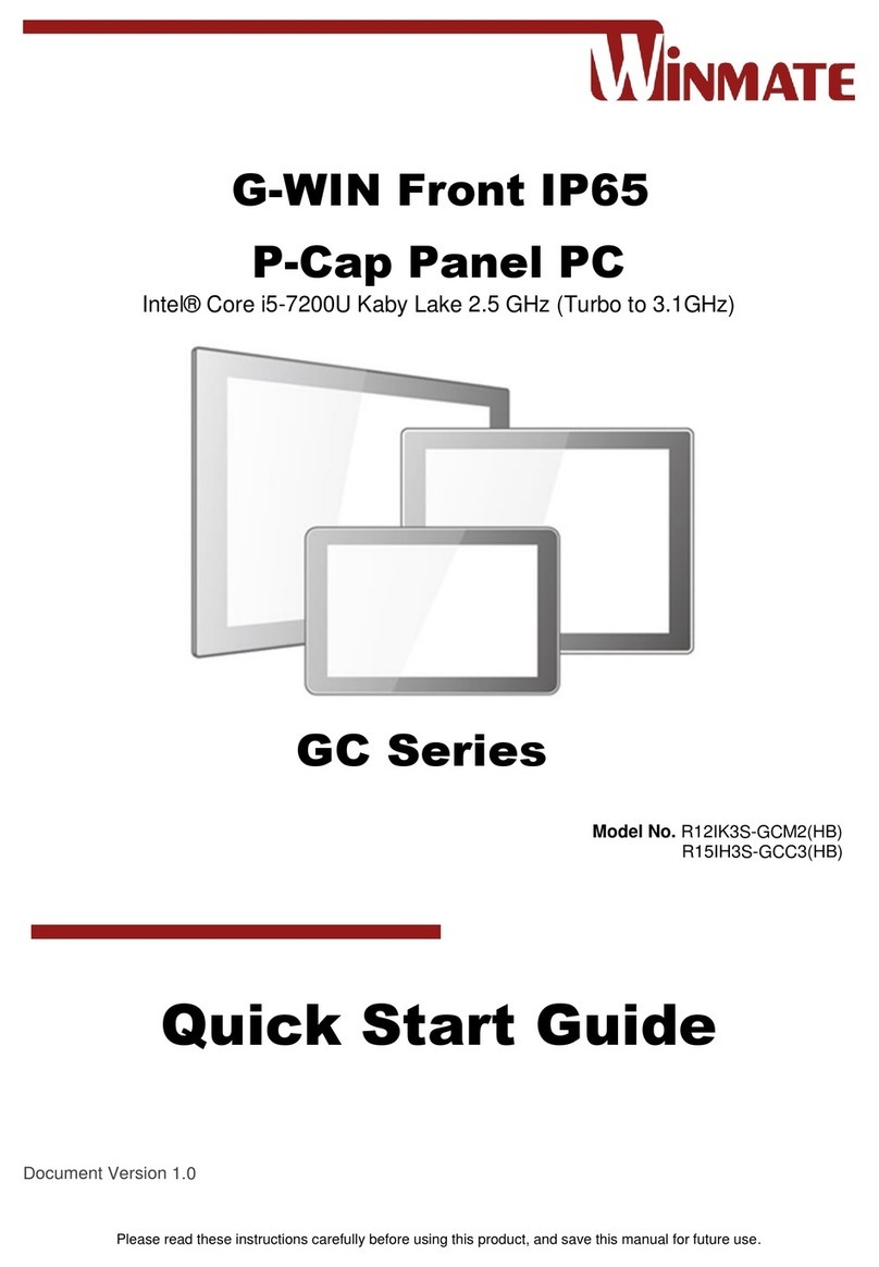Winmate GC Series quick start guide