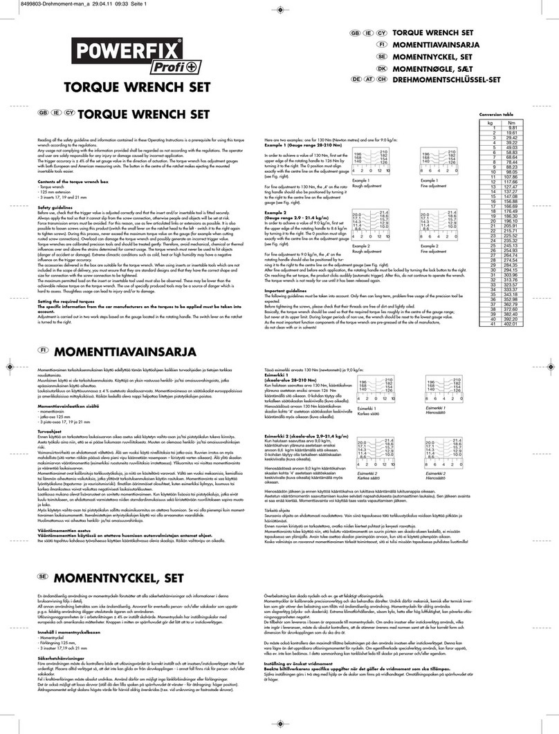 Powerfix Profi 66290 User manual