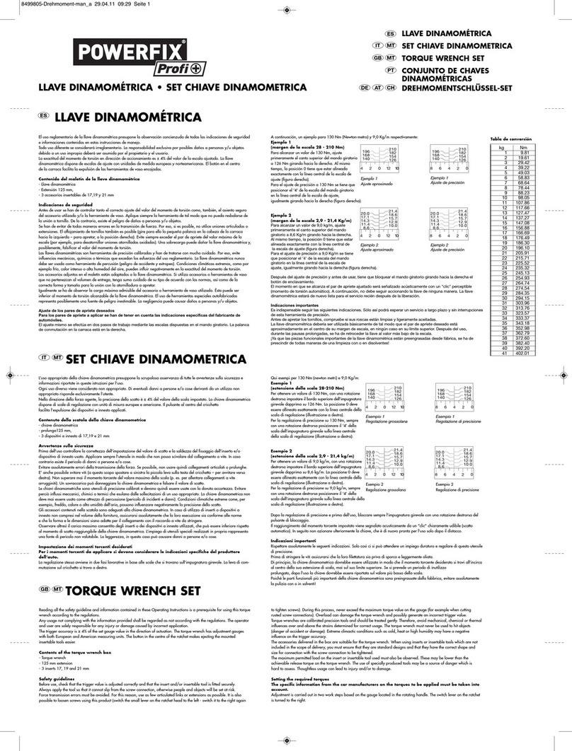 Powerfix Profi 66290 User manual