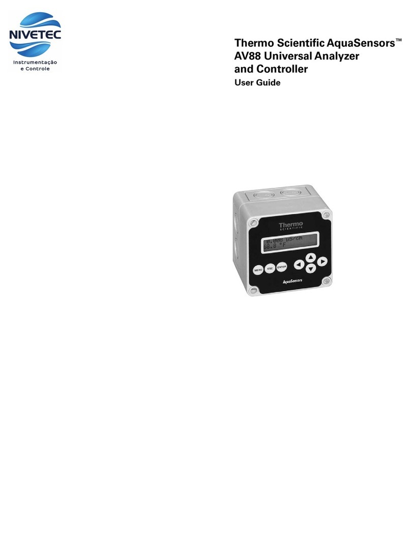 Nivetec AquaSensors AV88 user guide