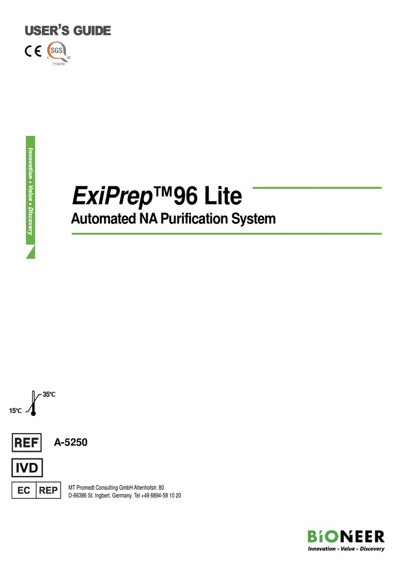 Bioneer Exiprep 96 Lite user guide
