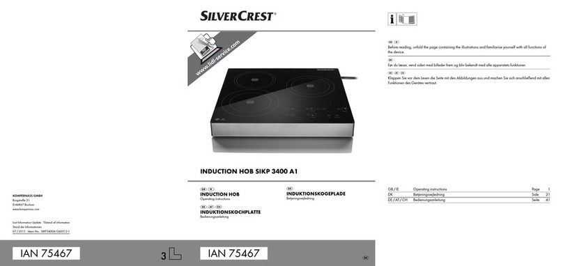 Silvercrest SIKP 3400 A1 operating instructions