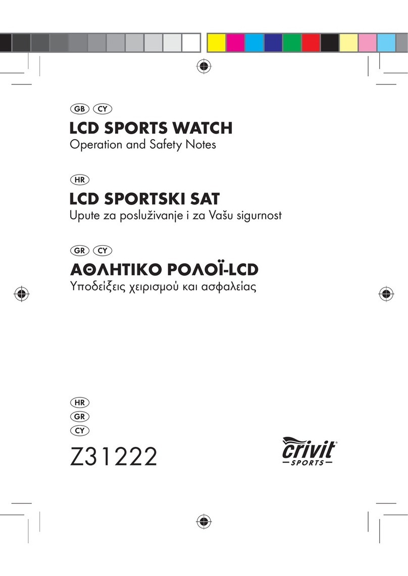 Crivit Z31222 Operation and safety notes
