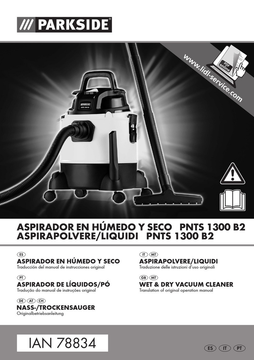 Parkside PNTS 1300 B2 Owner's manual
