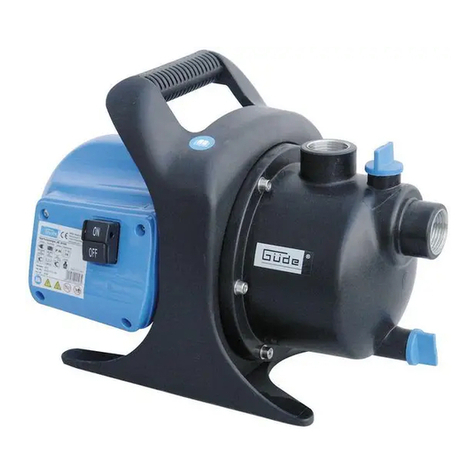 Gude JG 3100 User manual