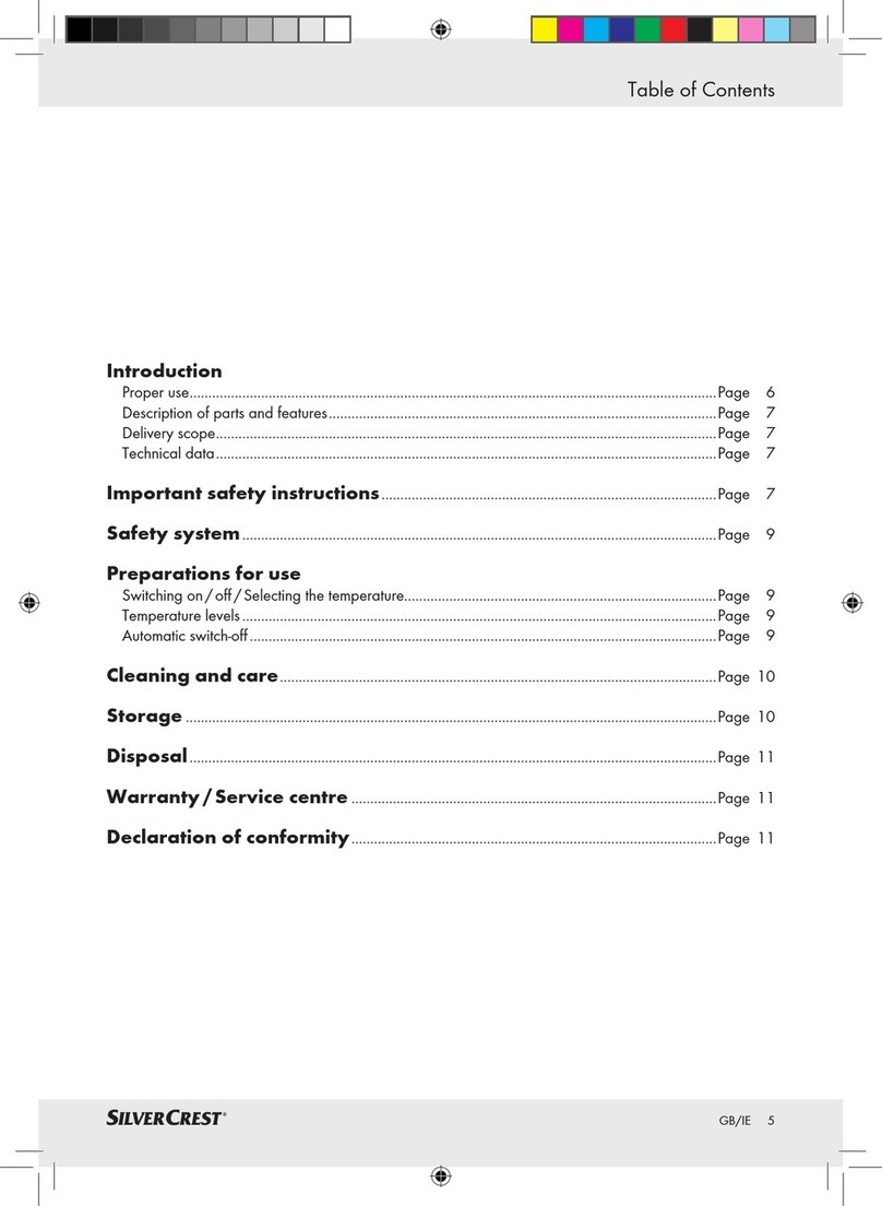 Silvercrest SSHK 100 A2 User manual
