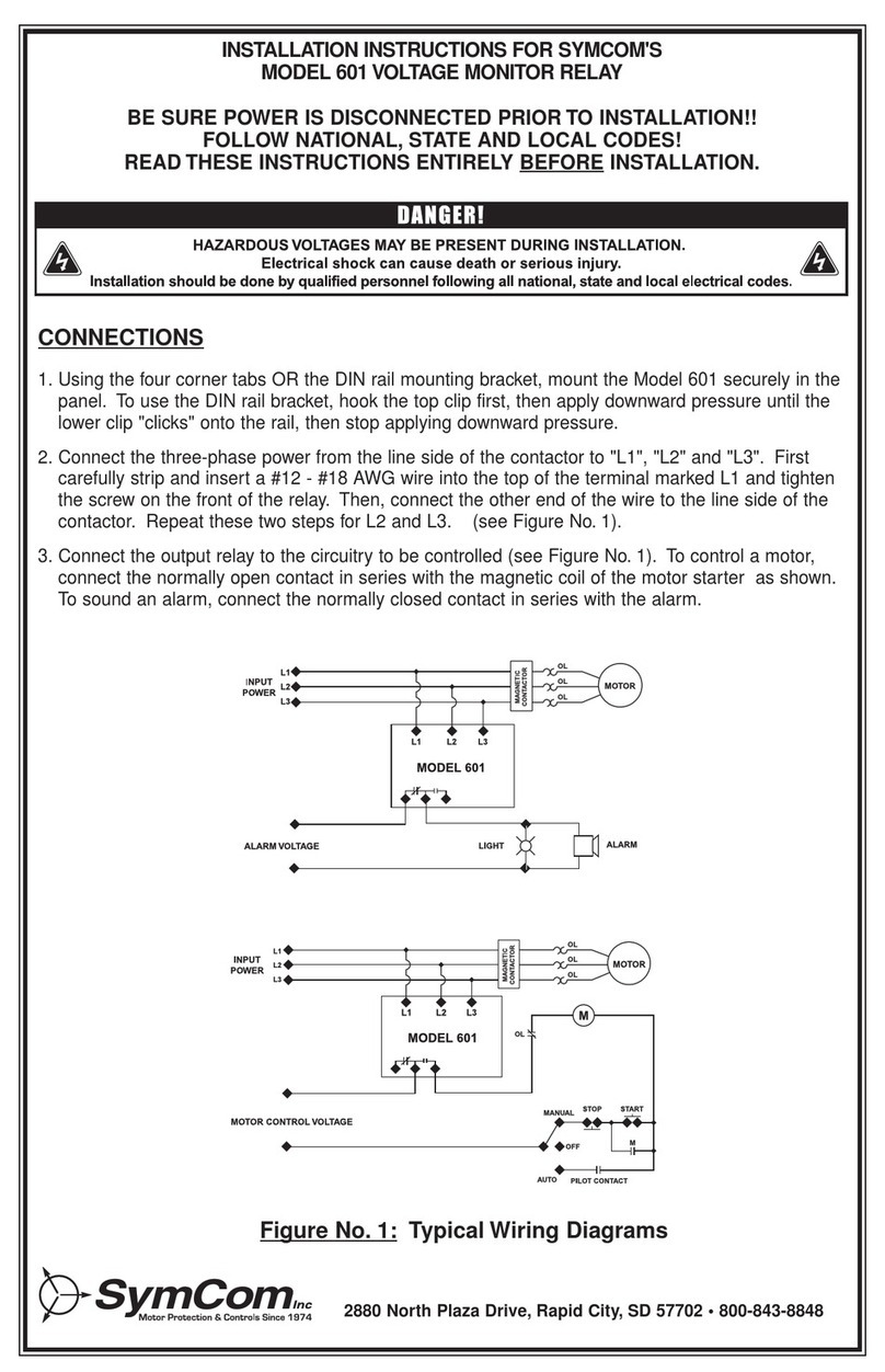 SymCom 601 User manual