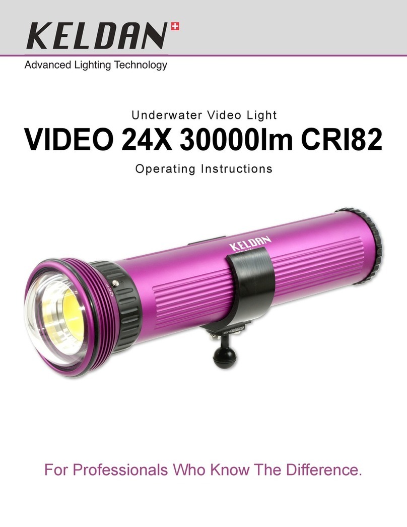 Keldan VIDEO 24X 30000lm CRI82 User manual