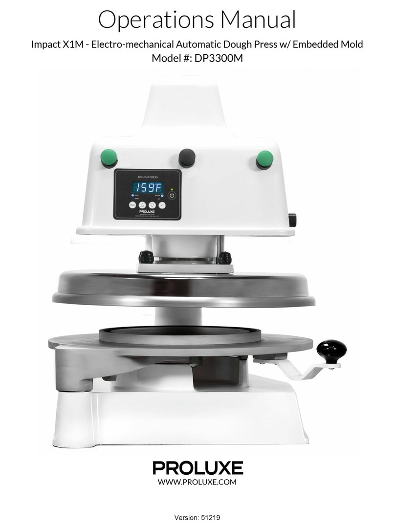 Proluxe Impact X1M Operation manual