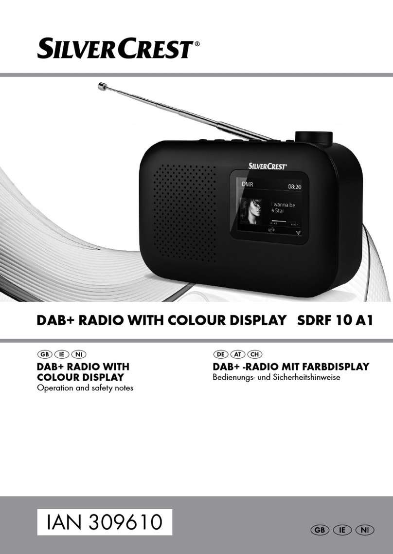 Silvercrest SDRF 10 A1 User manual