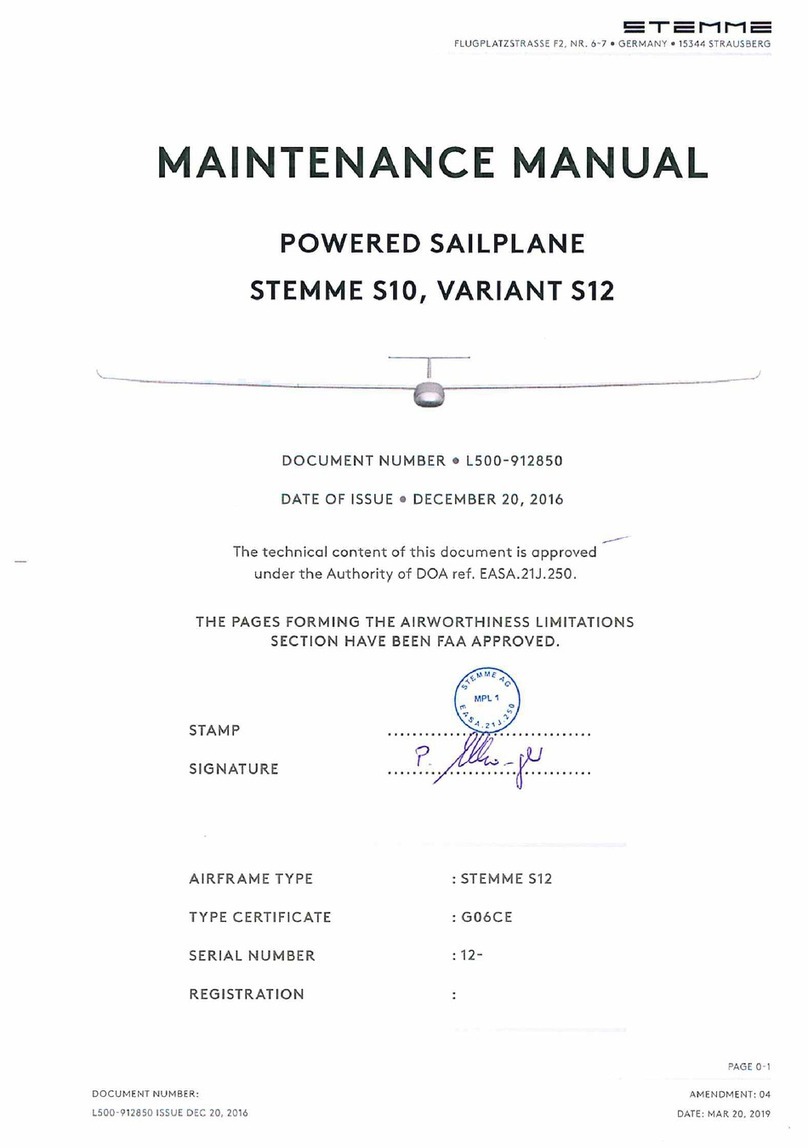 STEMME S10 Maintenance manual