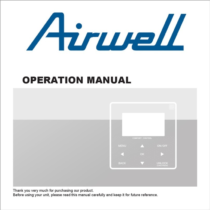 Airwell Monobloc R32 Operation manual