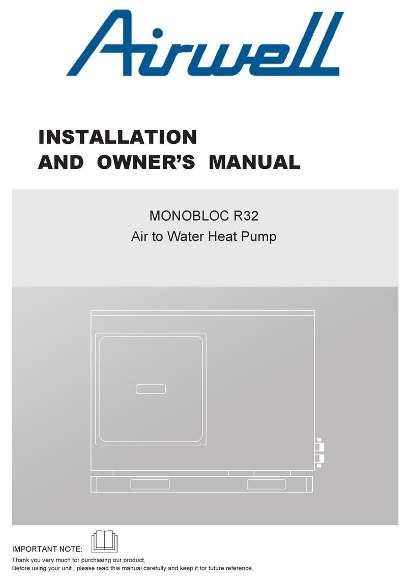 Airwell Monobloc R32 Installation and owner's manual