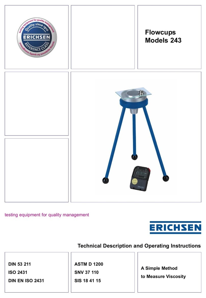 ERICHSEN 243/I Technical description and operating instructions