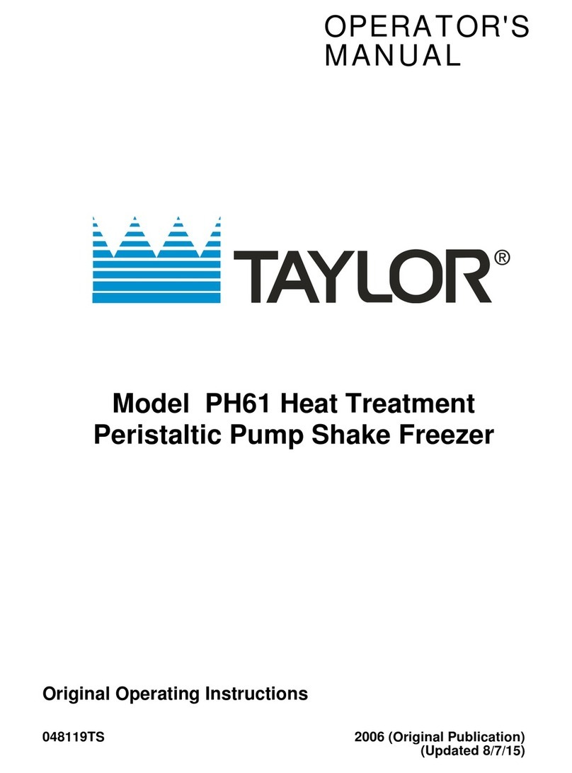 Taylor PH61 Operator's manual