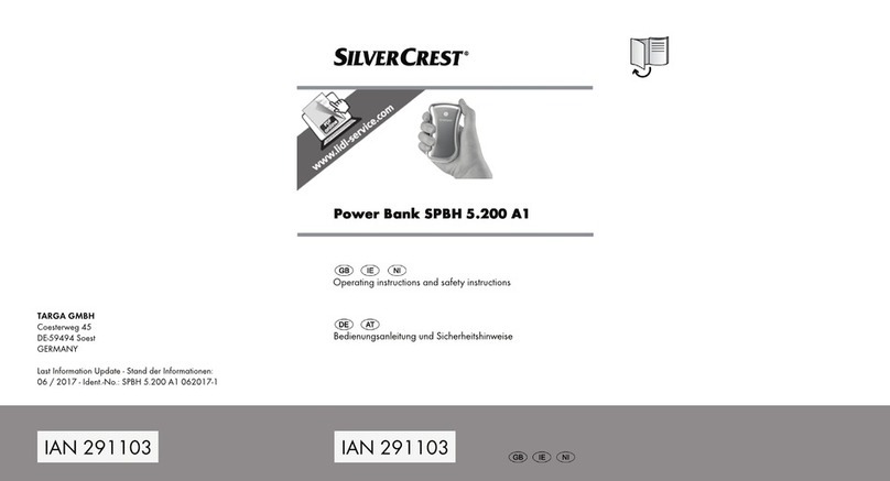Silvercrest SPBH 5.200 A1 Product information sheet Silvercrest SPBH 5.200 A1 Product information sheet
