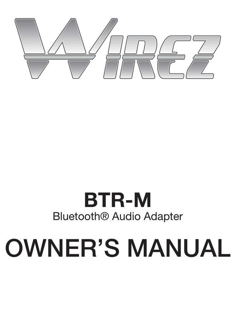 Wirez BTR-M owner's manual Wirez BTR-M owner's manual