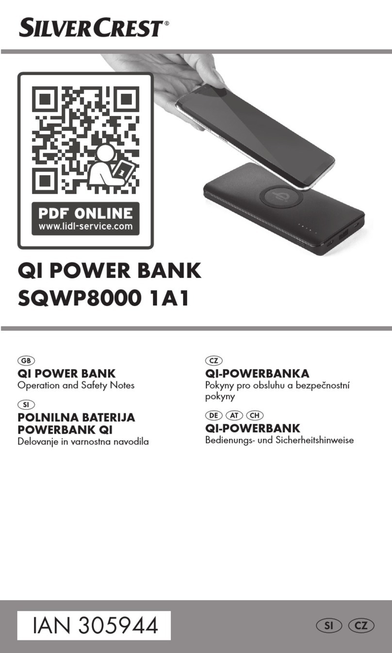 Silvercrest SQWP8000 1A1 User manual