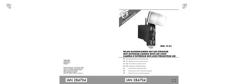 Targa WAL 14 A1 Operating instructions and safety instructions