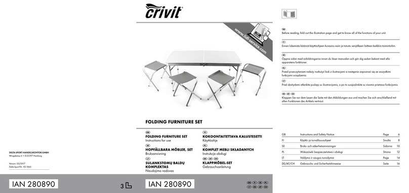Crivit 280890 Instructions for use