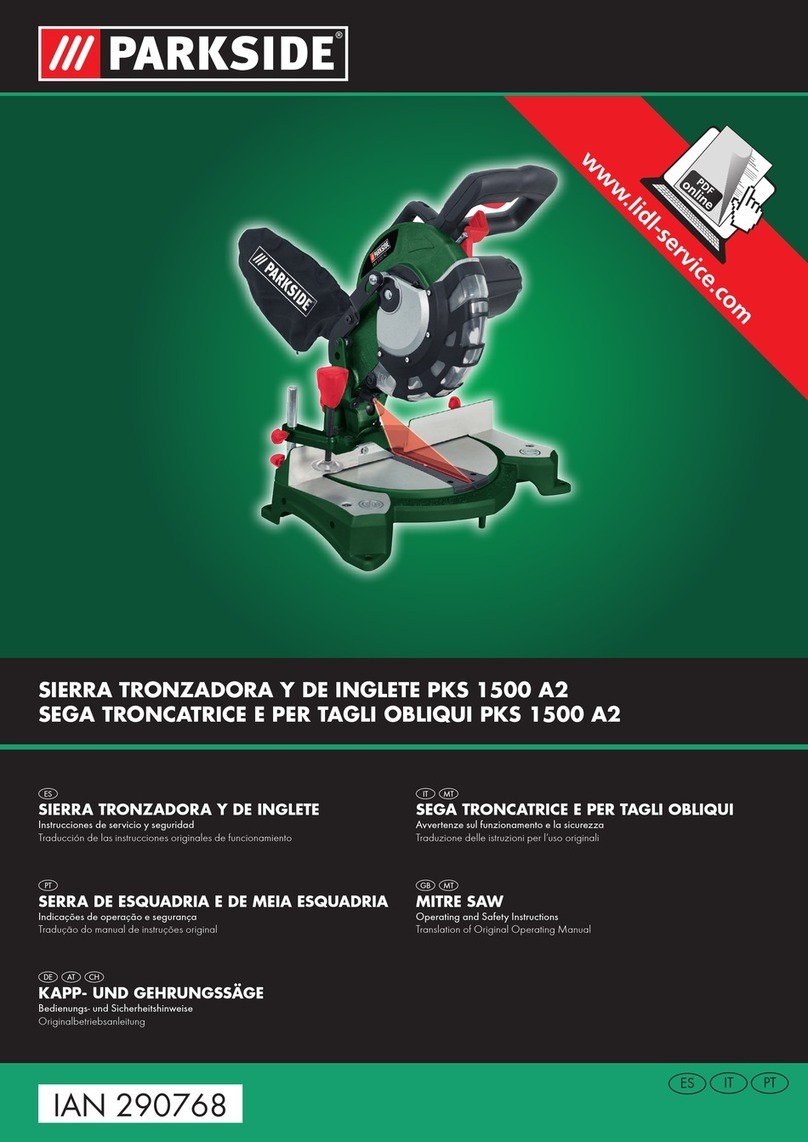 Parkside PKS 1500 A2 User manual