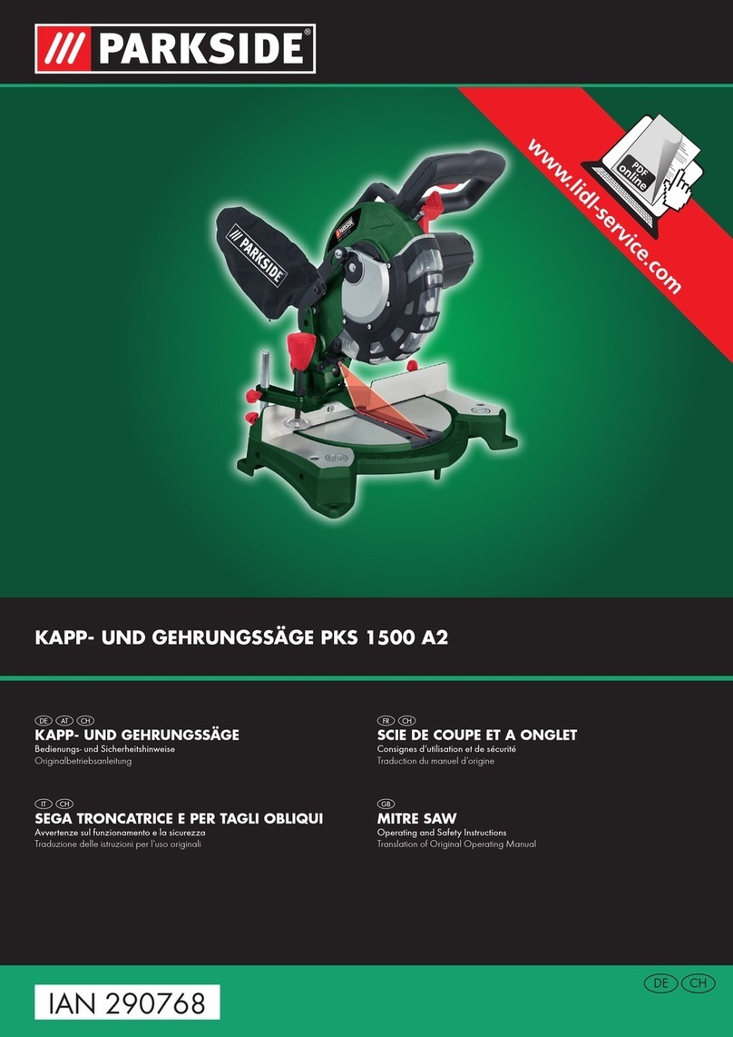 Parkside PKS 1500 A2 User manual