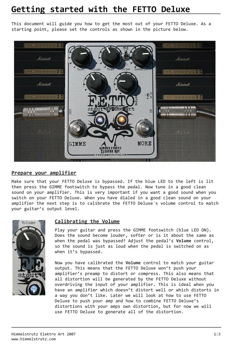 Himmelstrutz FETTO Deluxe Getting started
