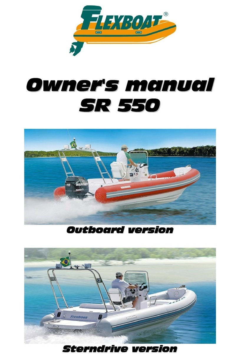 Flexboat SR 550 owner's manual
