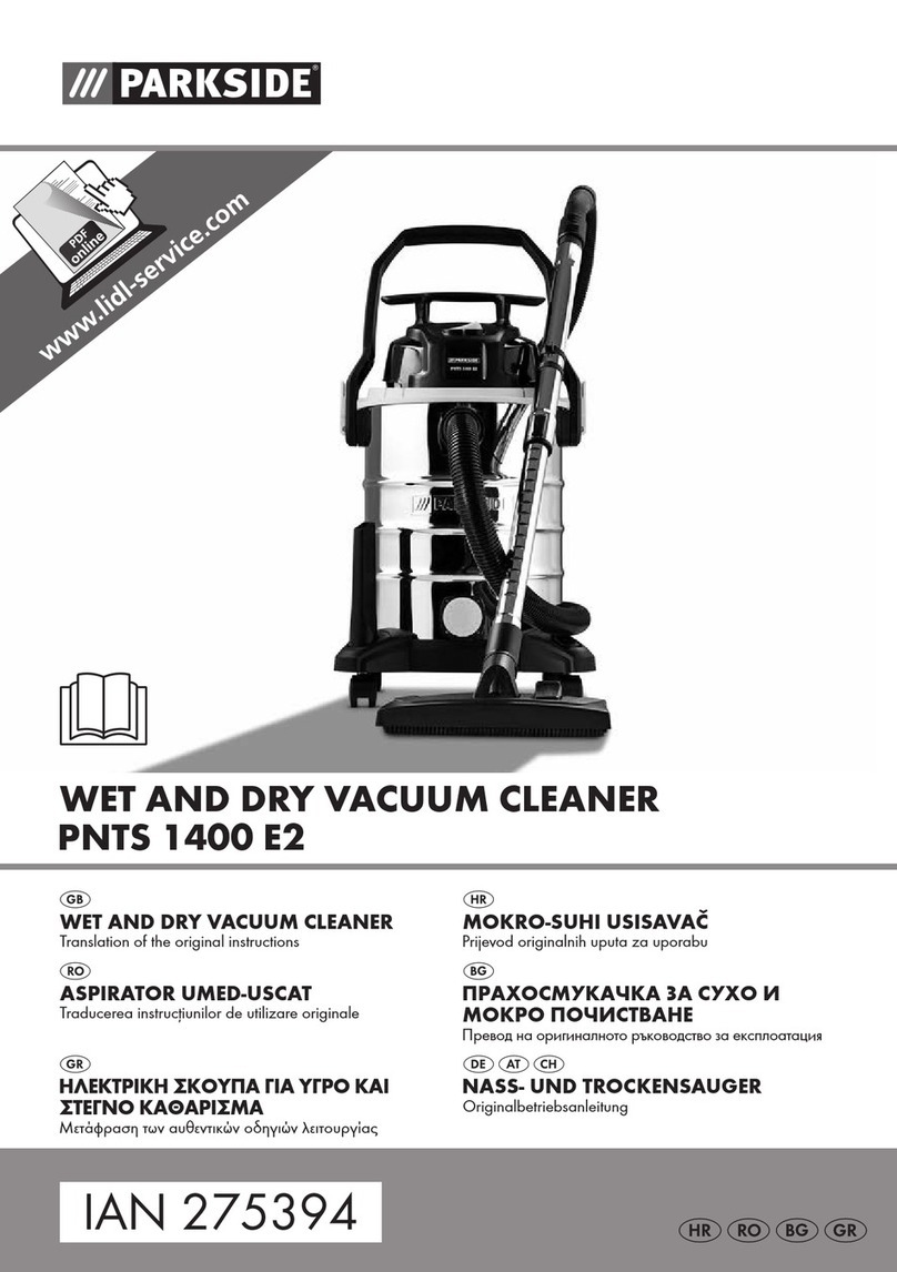 Parkside PNTS 1400 E2 Translation of the original instructions
