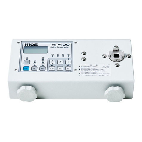 HIOS HP-10 Operation manual