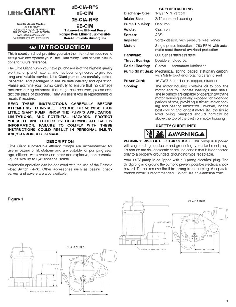 Little Giant 8E-CIA-RFS manual