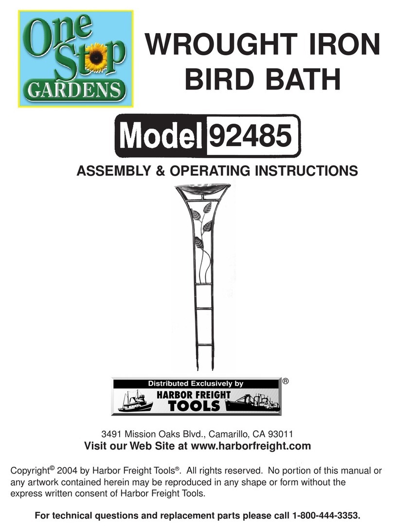 One Stop Gardens 92485 Assembly & operating instructions One Stop Gardens 92485 Assembly & operating instructions
