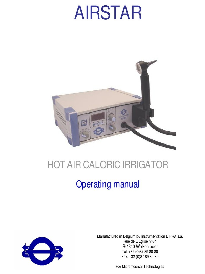 DIFRA AIRSTAR operating manual