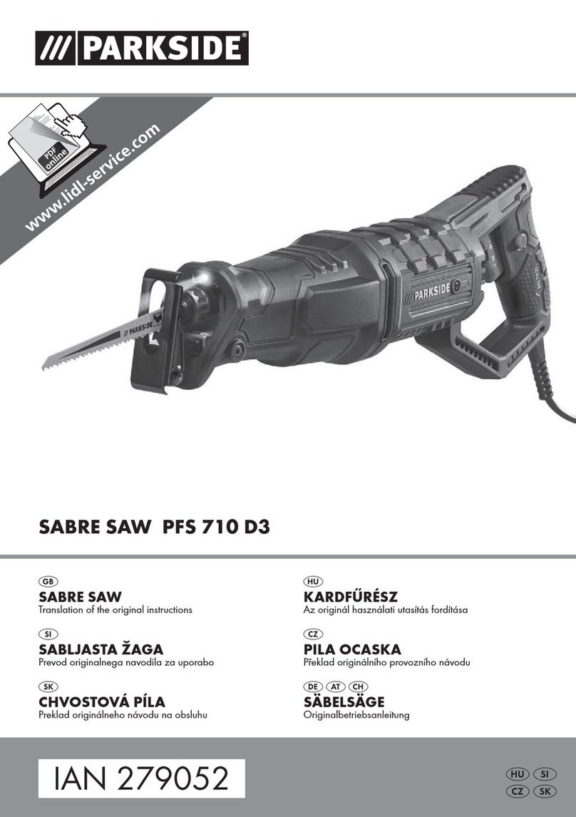 Parkside PFS 710 D3 Translation of the original instructions