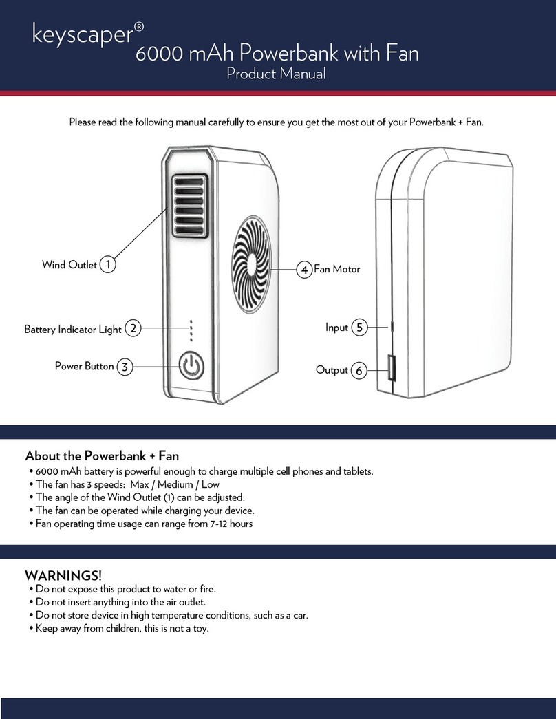 Keyscaper KPBF6K product manual