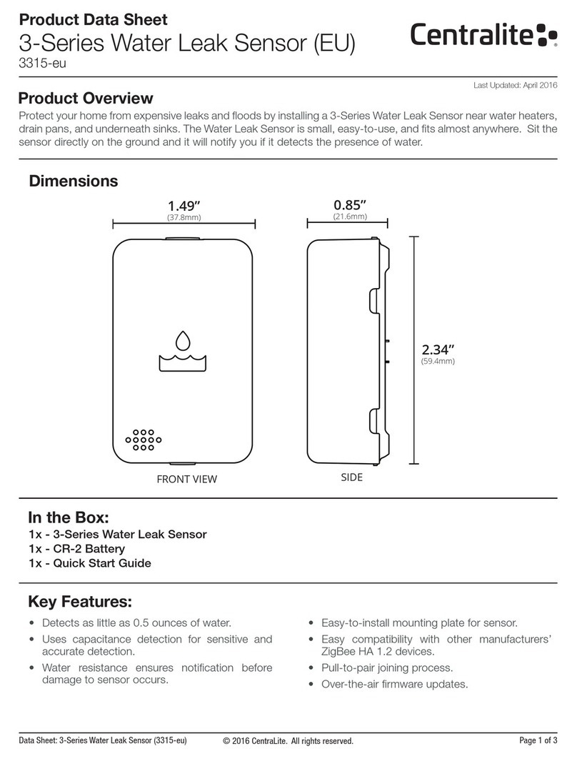 Centralite 3 Series Operational manual