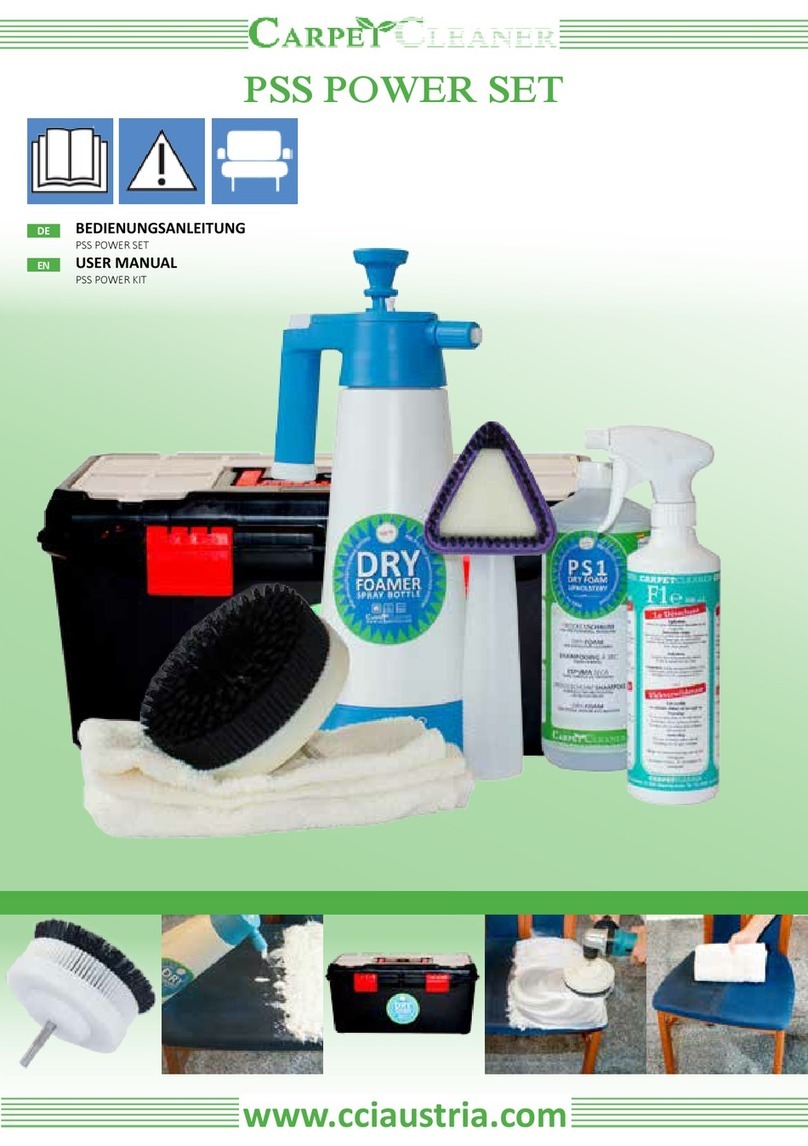 Carpet Cleaner PSS Power Kit user manual