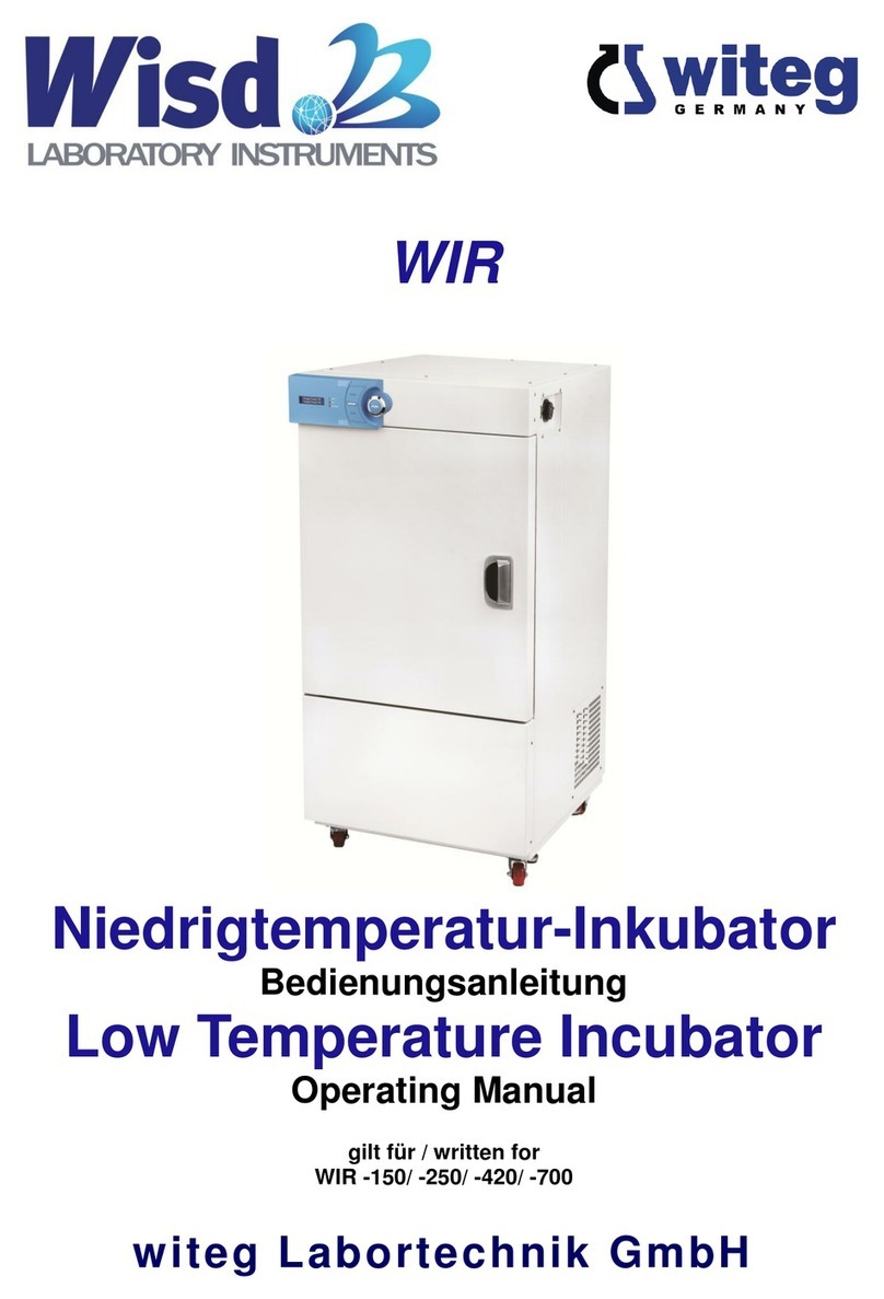 Witeg Wisd WIR Series operating manual