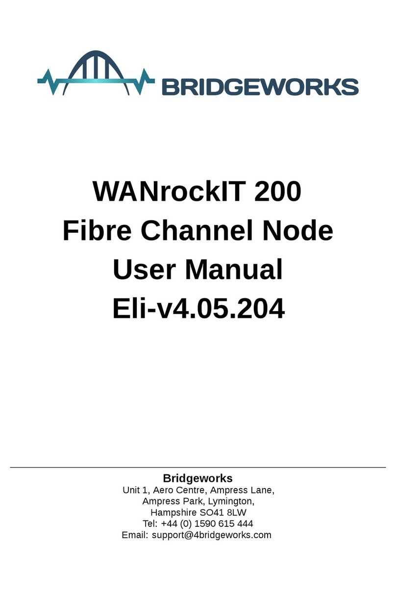 Bridgeworks WANrockIT 200 user manual