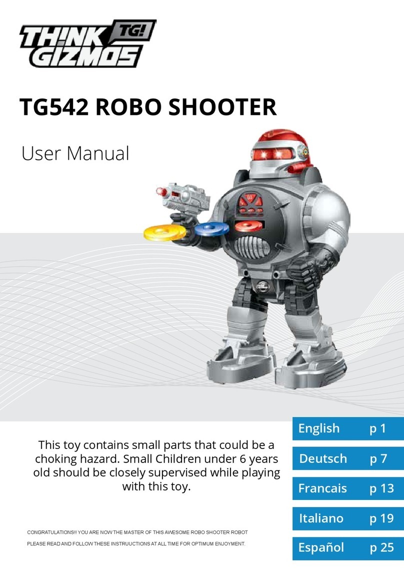 ThinkGizmos TG542 ROBO SHOOTER user manual