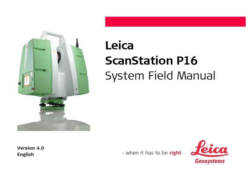 Leica Geosystems ScanStation P16 System Field Manual