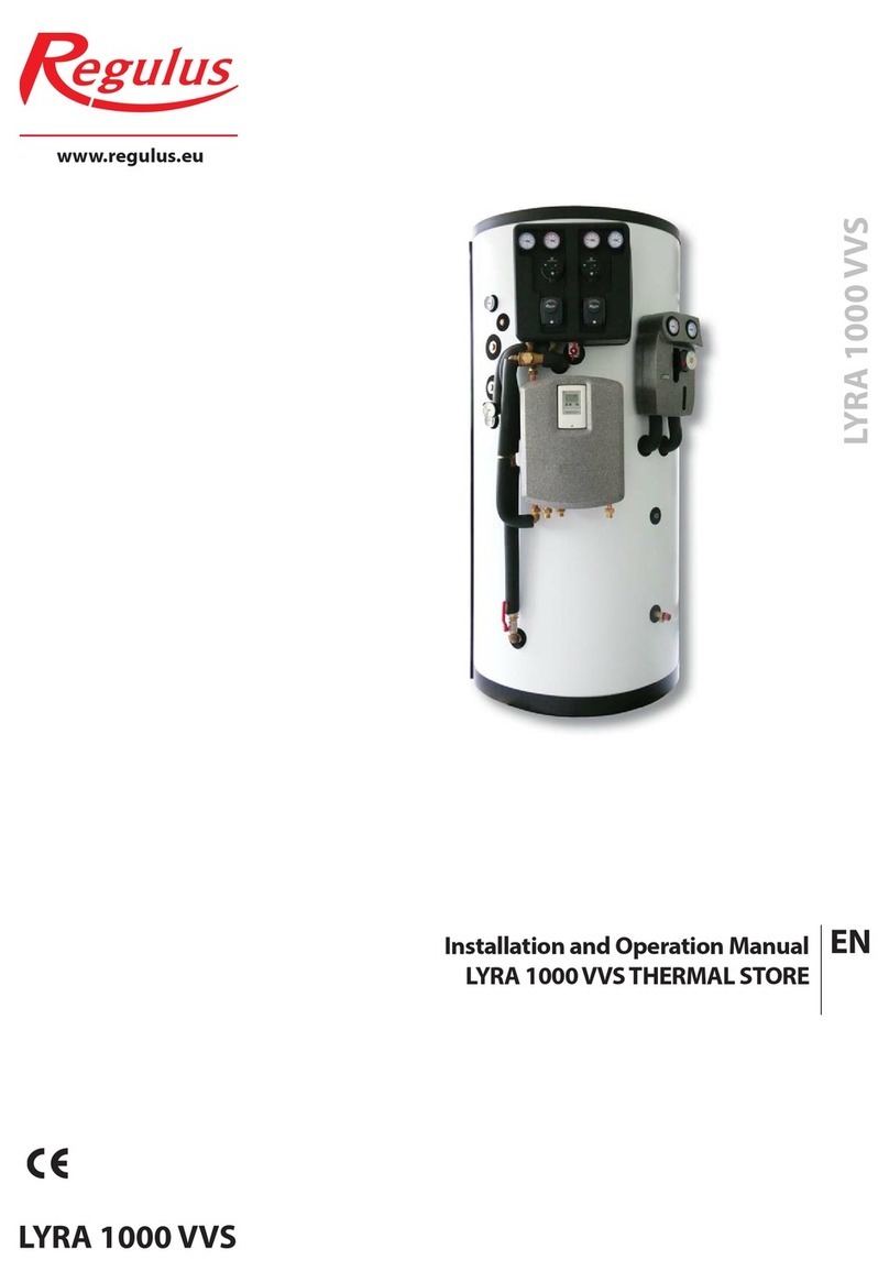 Regulus LYRA 1000 VVS Installation and operation manual Regulus LYRA 1000 VVS Installation and operation manual